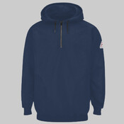 Men's Flame Resistant Quarter-Zip Hooded Sweatshirt