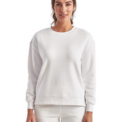 Women's Billie Side-Zip Crewneck Sweatshirt