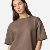 Women's French Terry Mid-Length Boxy Top