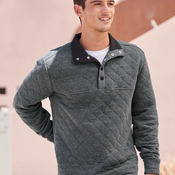 Men's Quilted Half-Snap Pullover