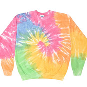 Unisex Tie-Dyed Fleece Crewneck Sweatshirt